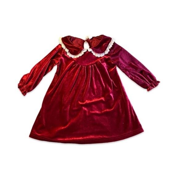 NWOT Velour Toddler Dress / Size 2T / Holiday / Christmas - Picture 1 of 3